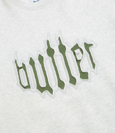 Butter Goods Cut Out Applique Crewneck Sweatshirt - Ash
