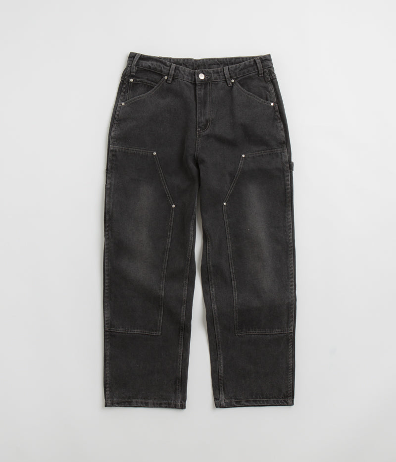 Butter Goods Davide Double Knee Jeans in Washed Black