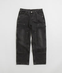 Butter Goods Davide Double Knee  Jeans in Washed Black