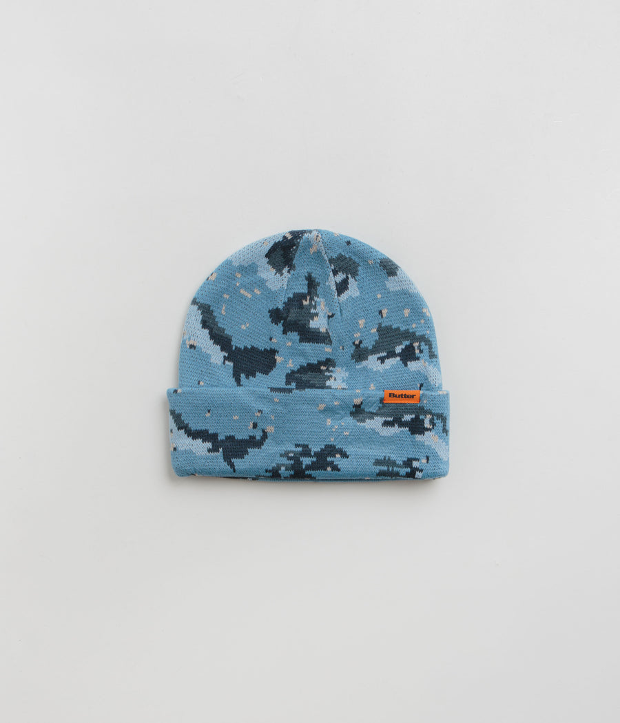 Butter Goods Desert Camo Beanie in Slate