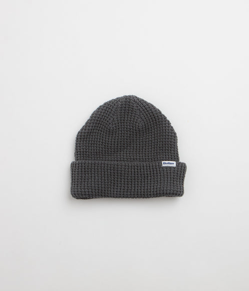 Butter Goods Distress Waffle Beanie - Grey