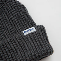Butter Goods Distress Waffle Beanie - Grey thumbnail