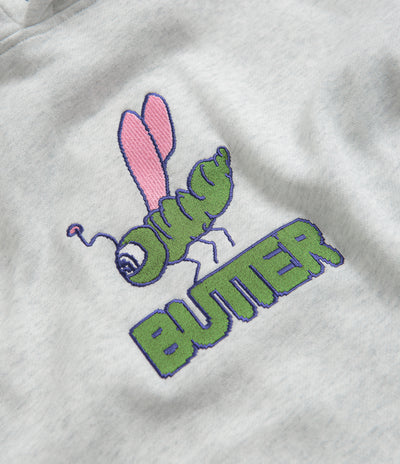 Butter Goods Dragonfly Embroidered Hoodie - Ash