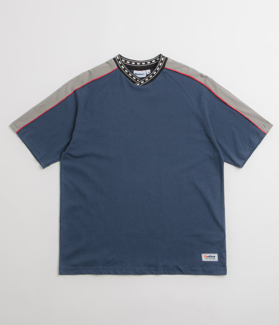 Butter Goods Drift T-Shirt in Denim