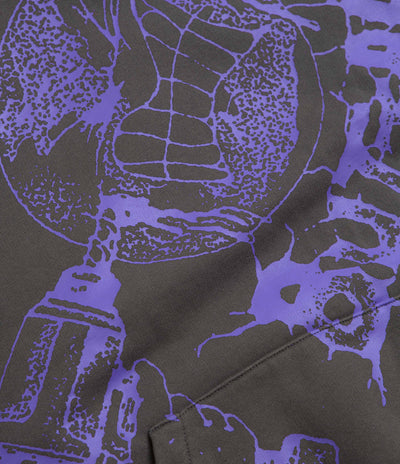 Butter Goods Drill Hoodie - Dark Grey