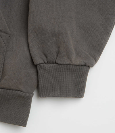 Butter Goods Drill Hoodie - Dark Grey