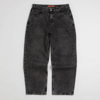 Butter Goods Drummer Baggy Jeans in Streaky Black thumbnail