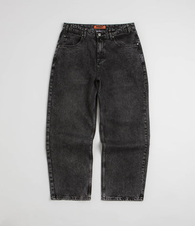 Butter Goods Drummer Baggy Jeans in Streaky Black