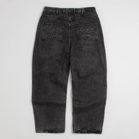Butter Goods Drummer Baggy Jeans in Streaky Black thumbnail