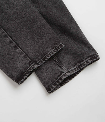 Butter Goods Drummer Baggy Jeans in Streaky Black
