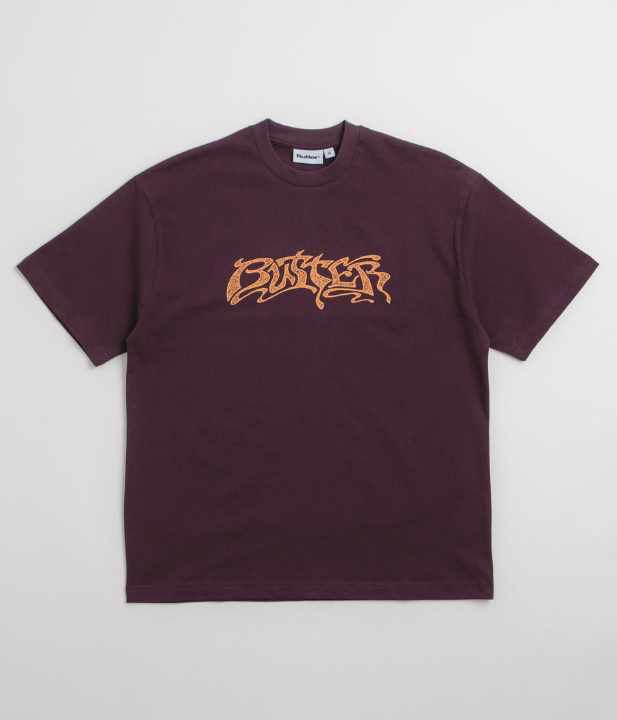 Butter Goods Drummer T-Shirt - Eggplant