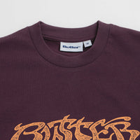 Butter Goods Drummer T-Shirt in Eggplant thumbnail