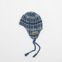 Butter Goods Earflap Beanie - Blue Plaid thumbnail