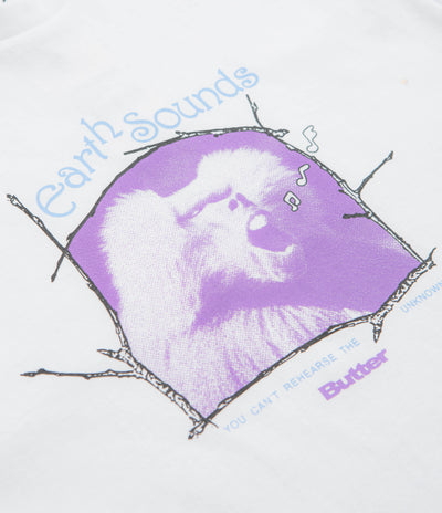 Butter Goods Earth Sounds T-Shirt - White