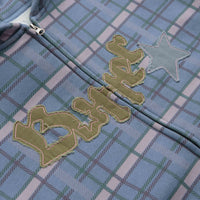 Butter Goods Edge Applique Zip-Thru Hoodie - Plaid thumbnail