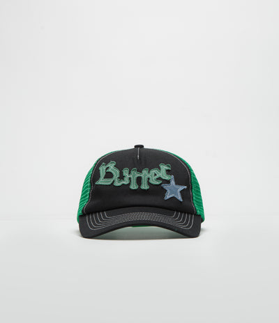 Butter Goods Edge Trucker Cap - Black