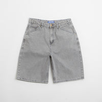 Butter Goods Encounter Denim Shorts - Washed Soft Grey thumbnail