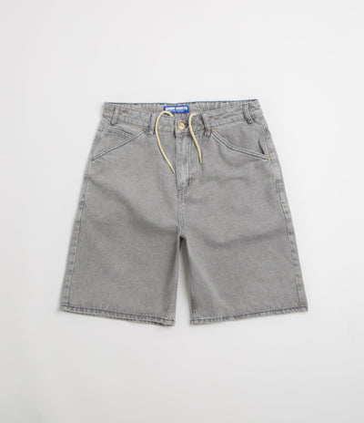 Butter Goods Encounter Denim Shorts in Washed Soft Grey