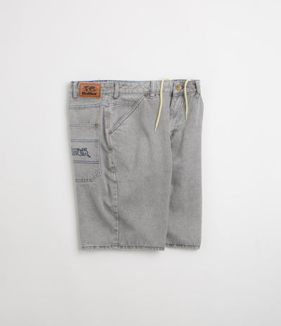Butter Goods Encounter Denim Shorts in Washed Soft Grey