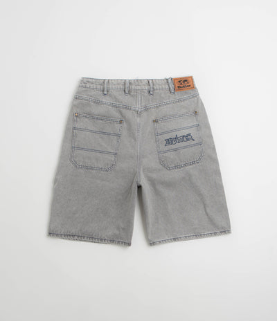 Butter Goods Encounter Denim Shorts in Washed Soft Grey