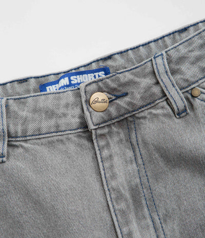 Butter Goods Encounter Denim Shorts - Washed Soft Grey