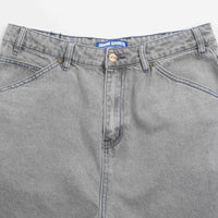 Butter Goods Encounter Denim Shorts - Washed Soft Grey thumbnail