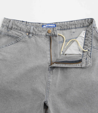 Butter Goods Encounter Denim Shorts - Washed Soft Grey