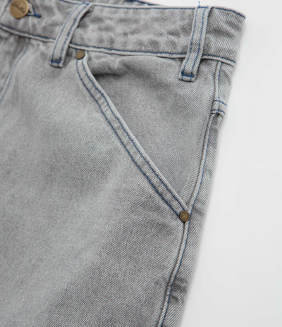 Butter Goods Encounter Denim Shorts - Washed Soft Grey