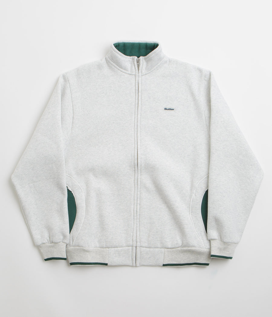 Butter Goods Endurance Zip-Thru Sweatshirt in Ash
