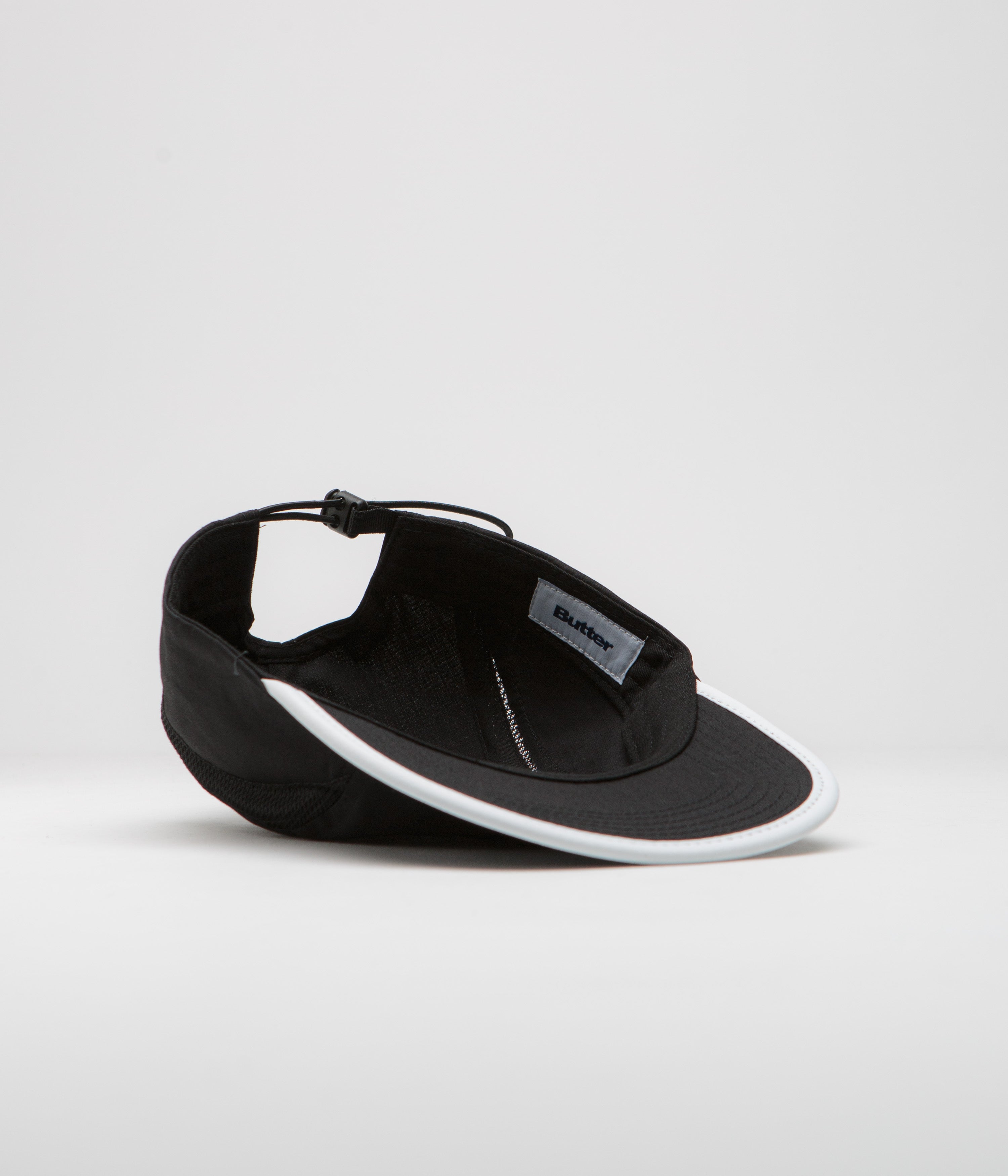 Butter Goods Equipment 4 Panel Cap Black Flatspot