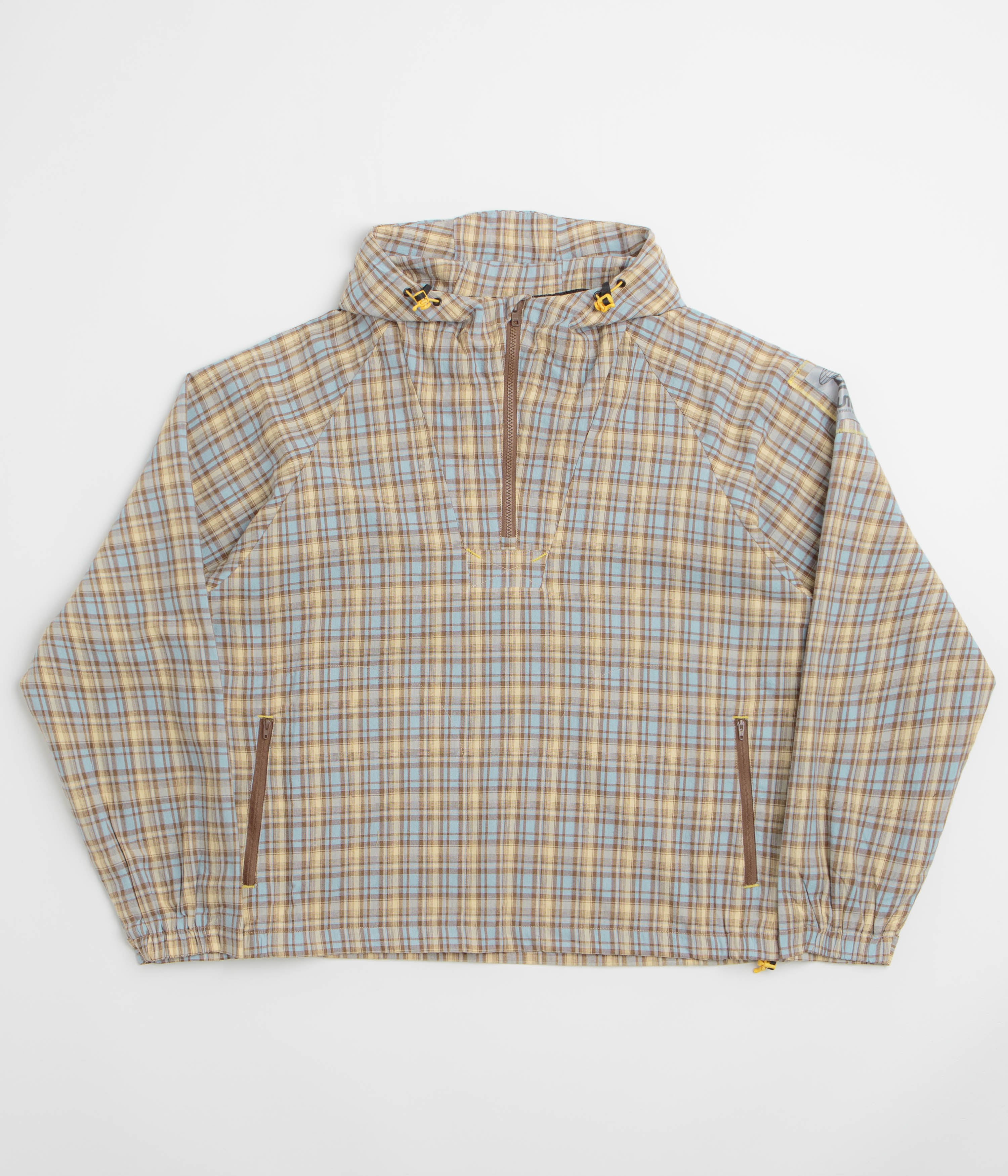 Butter Goods Equipment Anorak Jacket - Sky / Tan