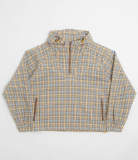Butter Goods Equipment Anorak Jacket in Sky and Tan