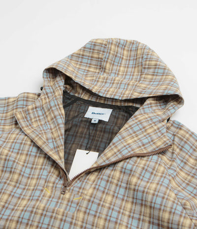 Butter Goods Equipment Anorak Jacket - Sky / Tan
