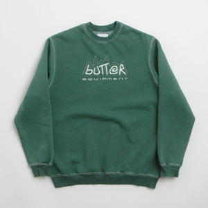 Butter Goods Equipment Applique Crewneck Sweatshirt - Washed