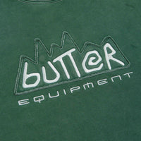 Butter Goods Equipment Applique Crewneck Sweatshirt - Washed Fern thumbnail