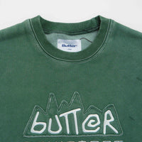 Butter Goods Equipment Applique Crewneck Sweatshirt - Washed Fern thumbnail