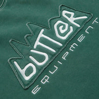 Butter Goods Equipment Applique Crewneck Sweatshirt - Washed Fern thumbnail