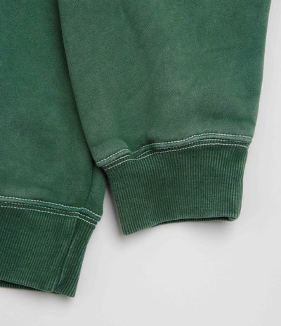 Butter Goods Equipment Applique Crewneck Sweatshirt - Washed Fern