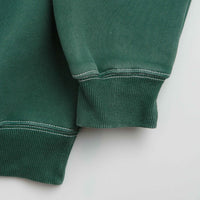 Butter Goods Equipment Applique Crewneck Sweatshirt - Washed Fern thumbnail