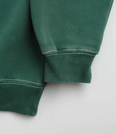 Butter Goods Equipment Applique Crewneck Sweatshirt - Washed Fern