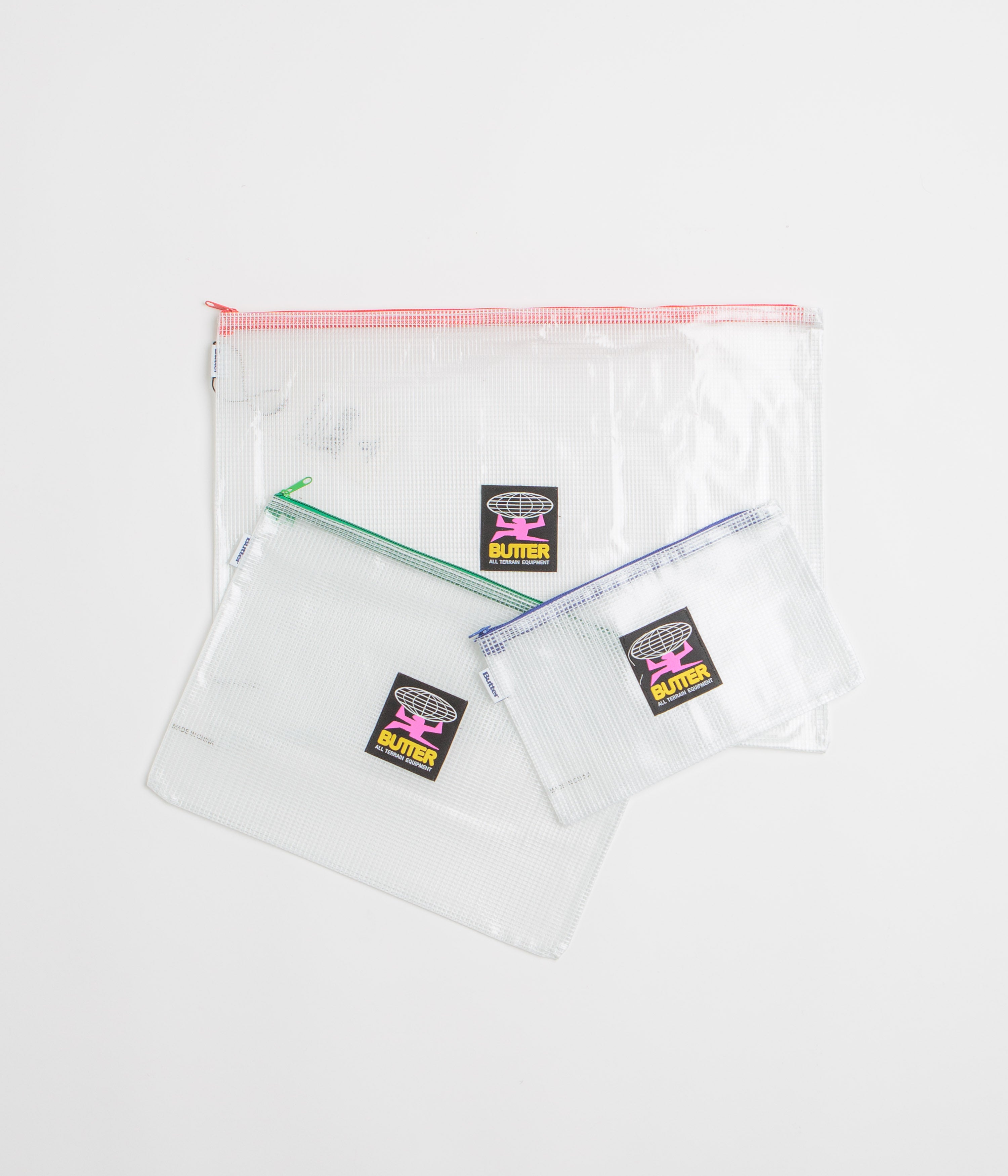 Butter Goods Equipment Organisers (3 Pack) in Transparent