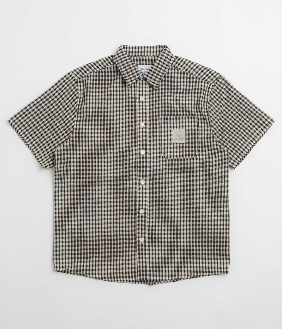 Butter Goods Equipment Short Sleeve Shirt in Black