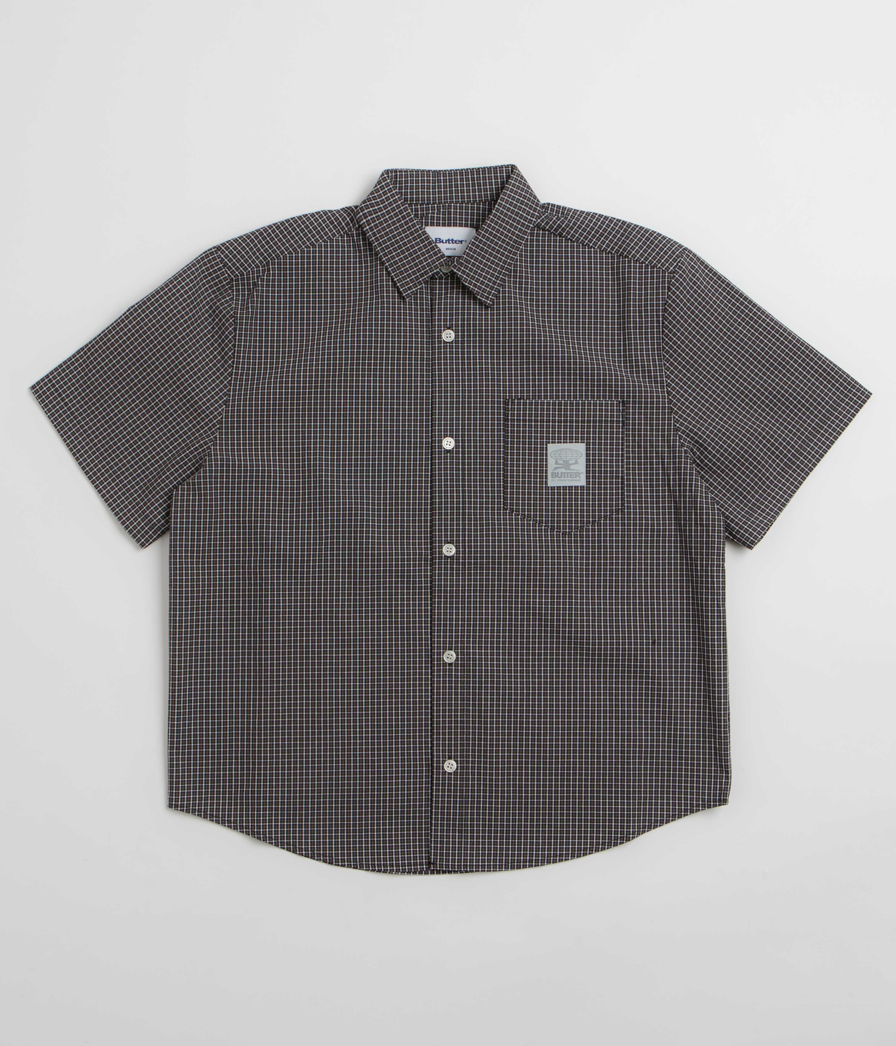 Butter Goods Equipment Short Sleeve Shirt - Black / Grey