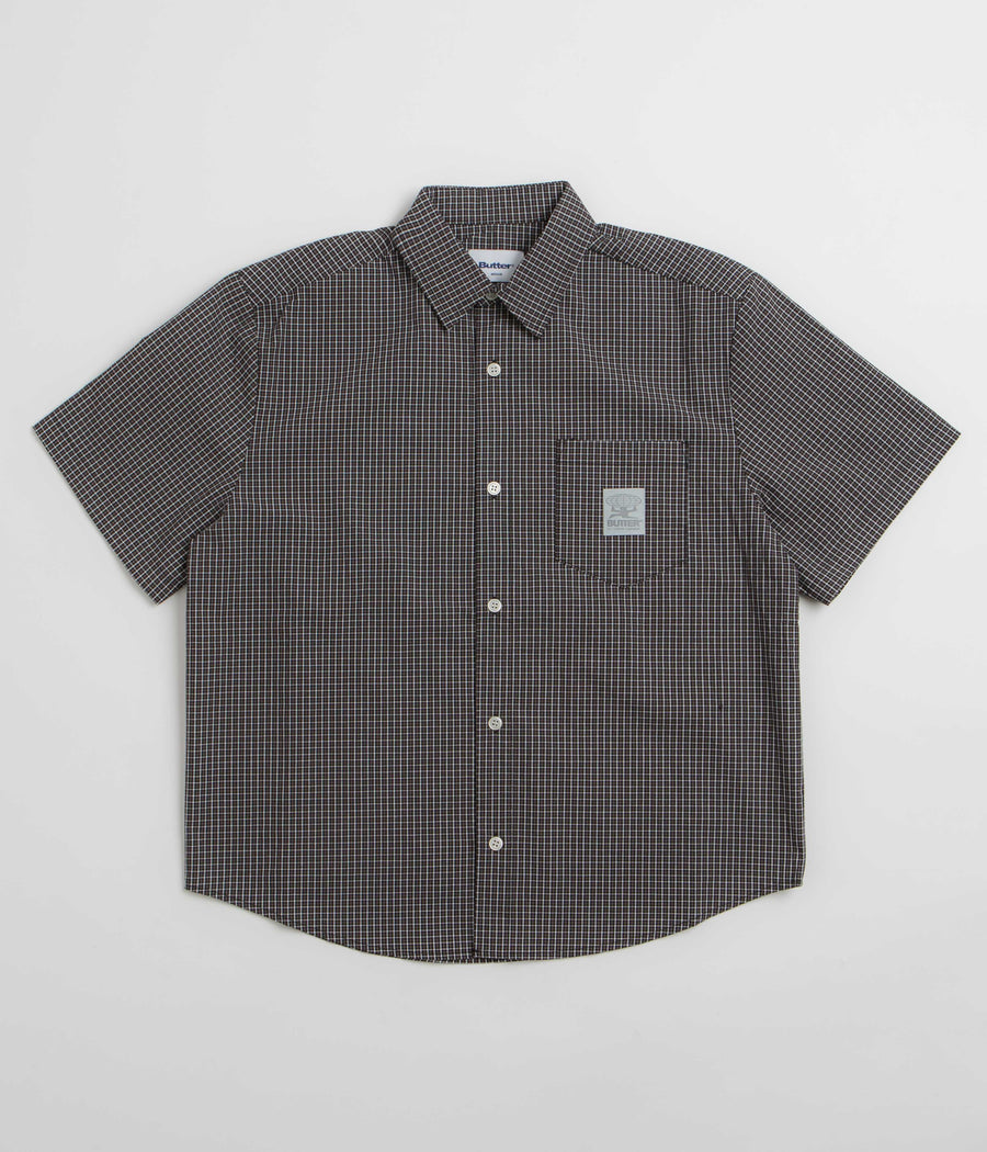 Butter Goods Equipment Short Sleeve Shirt - Black / Grey