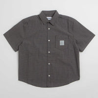 Butter Goods Equipment Short Sleeve Shirt in Black and Grey thumbnail