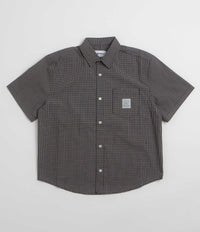 Butter Goods Equipment Short Sleeve Shirt in Black and Grey