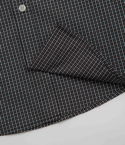 Butter Goods Equipment Short Sleeve Shirt in Black and Grey