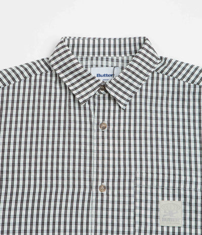 Butter Goods Equipment Short Sleeve Shirt - Black / White