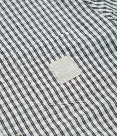 Butter Goods Equipment Short Sleeve Shirt - Black / White