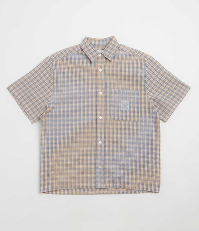 Butter Goods Equipment Short Sleeve Shirt - Blue / Yellow